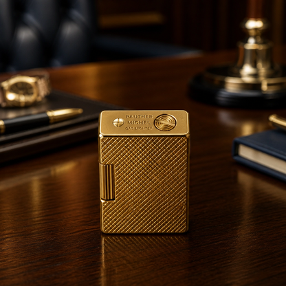 The S.T. Dupont Diamond Guilloché Lighter.
