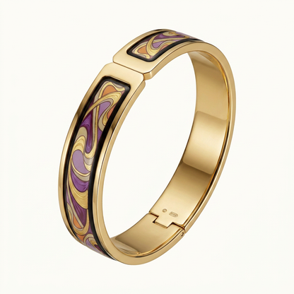 The Freywille Sarah Bernhardt Burgundy Bangle