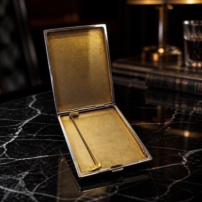 The Art Deco Engine-Turned Cigarette Case.