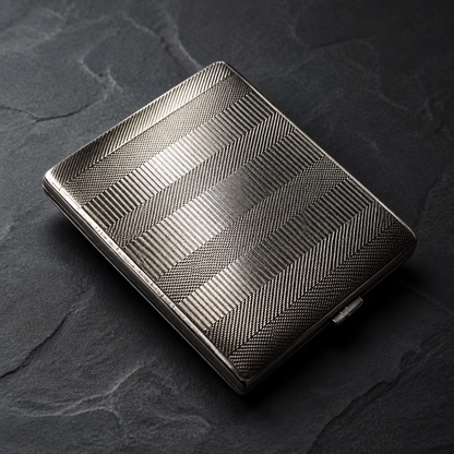 The Art Deco Engine-Turned Cigarette Case.