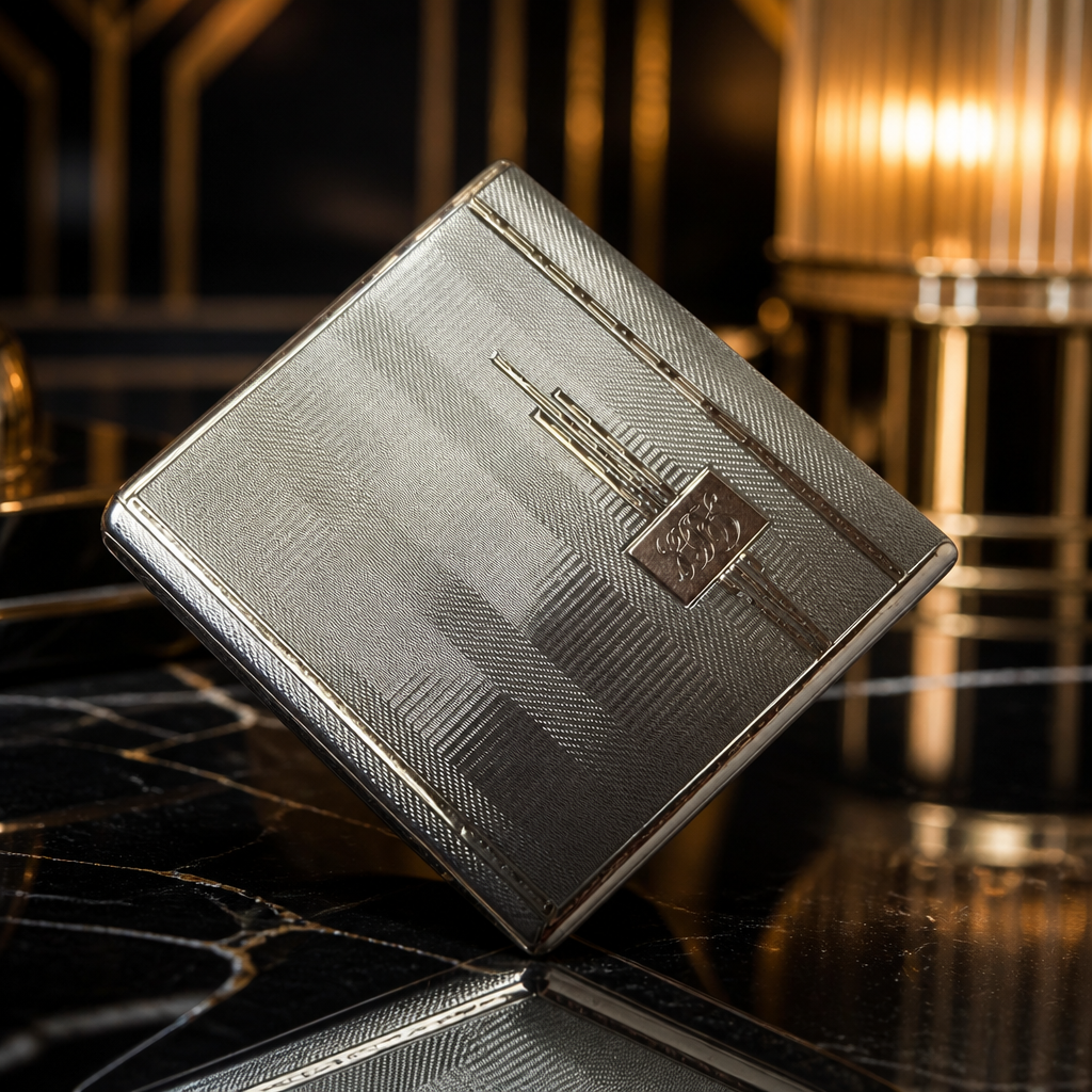 The Art Deco Engine-Turned Cigarette Case.
