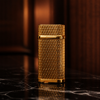 The Cartier Textured Gold Pocket Lighter