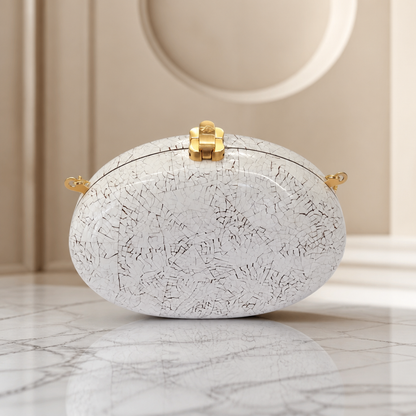 The ROCIO Oscar Acacia Wood Clutch