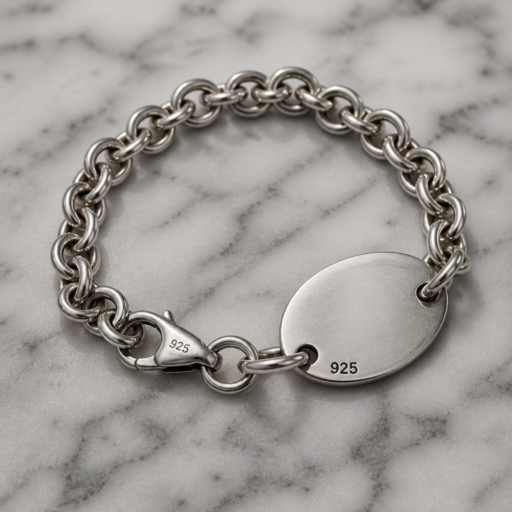 The Tiffany & Co. Return to Tiffany Oval Tag Bracelet.
