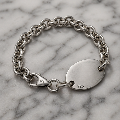 The Tiffany & Co. Return to Tiffany Oval Tag Bracelet.