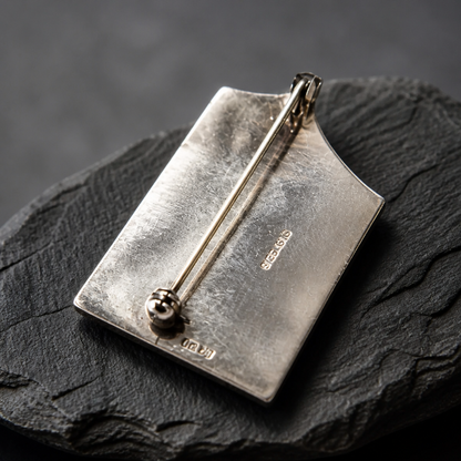 The Handmade House Pin Brooch.