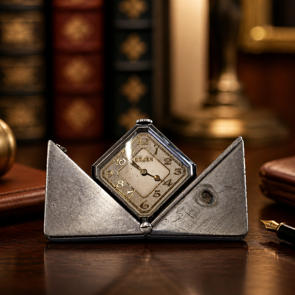 The Art Deco Folding Travel Watch.