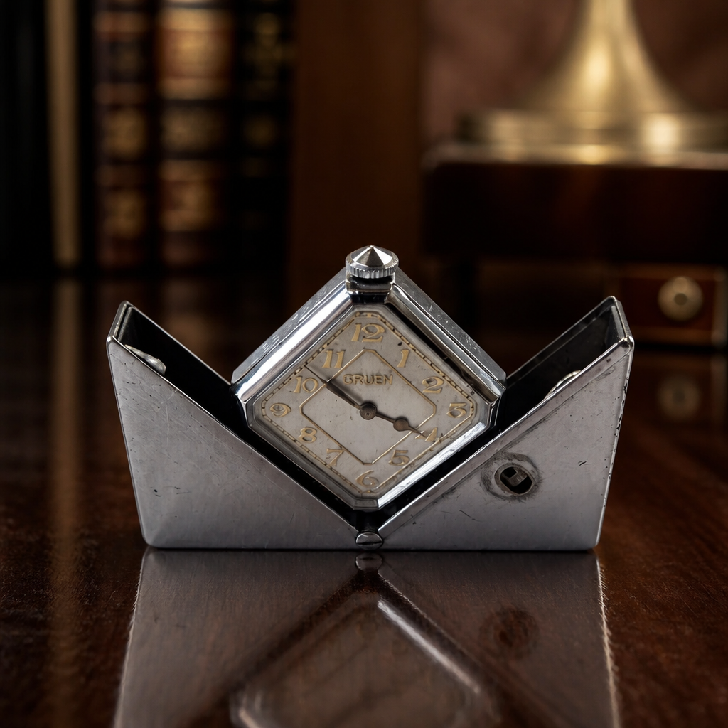 The Art Deco Folding Travel Watch.