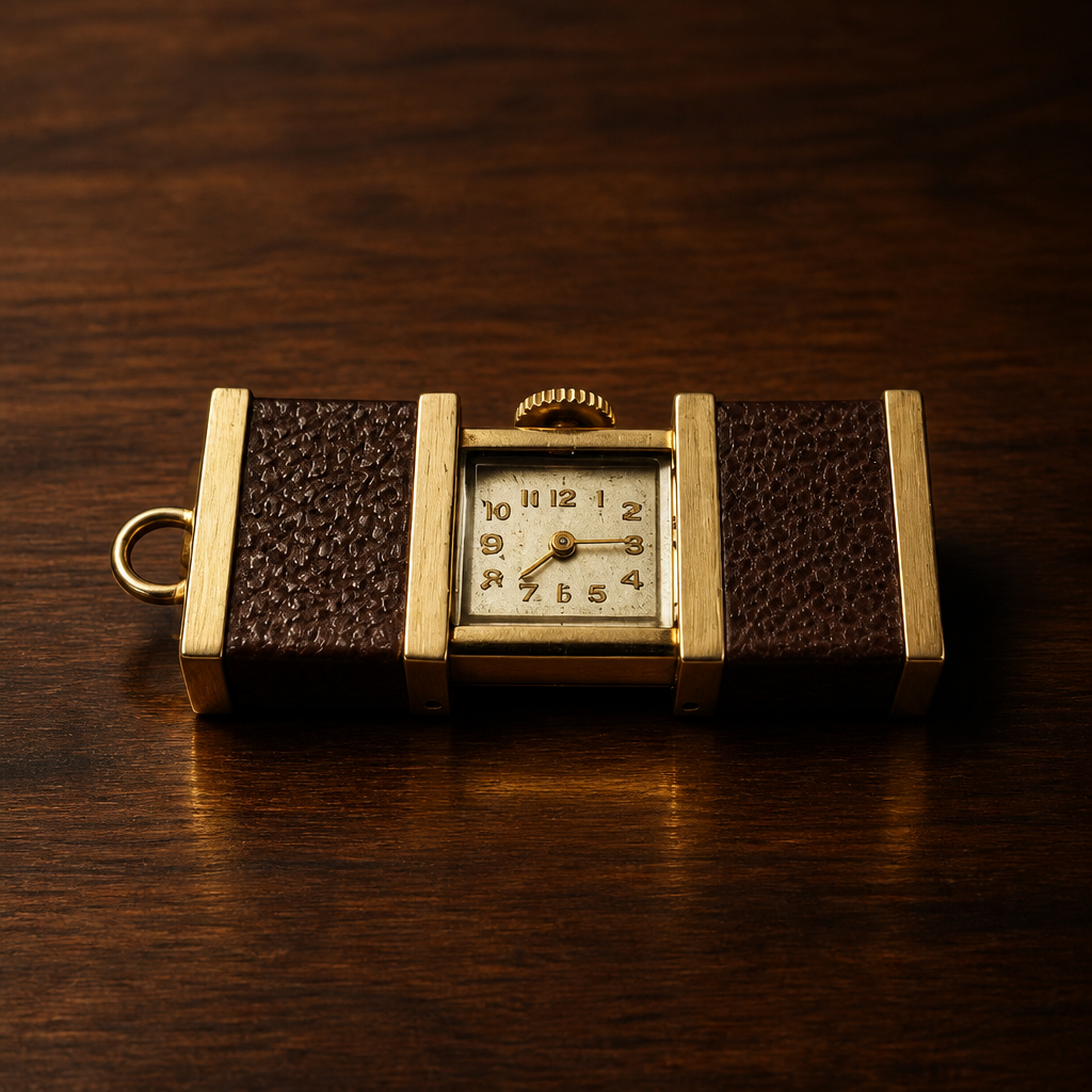 The Movado Ermeto Art Deco Purse Watch.