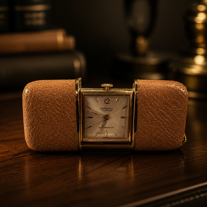 The Vintage Tan Leather Purse Watch.