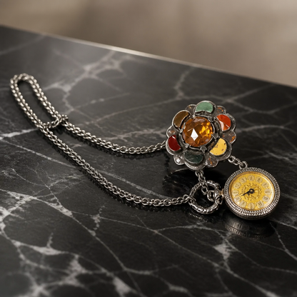 The Vintage Floral Watch Pendant.