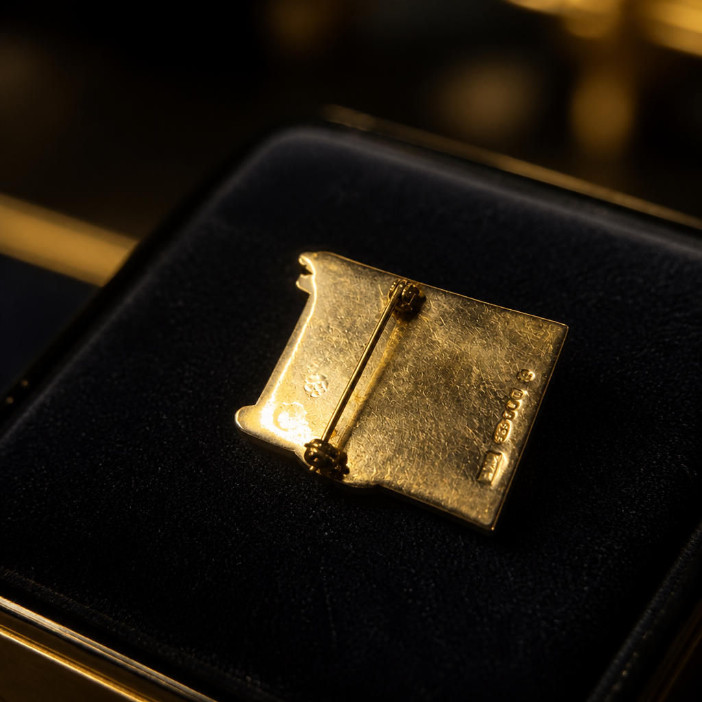 The Sterling Silver House Lapel Pin.