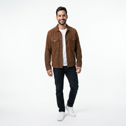 The Brown Corduroy Utility Overshirt.
