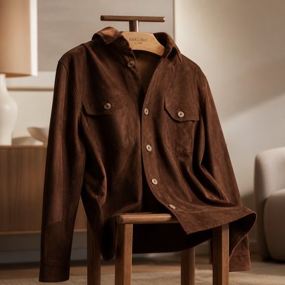 The Brown Corduroy Utility Overshirt.