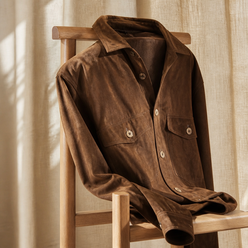 The Brown Corduroy Utility Overshirt.