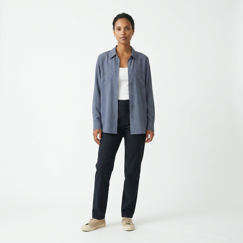 The Blue Utility Overshirt.