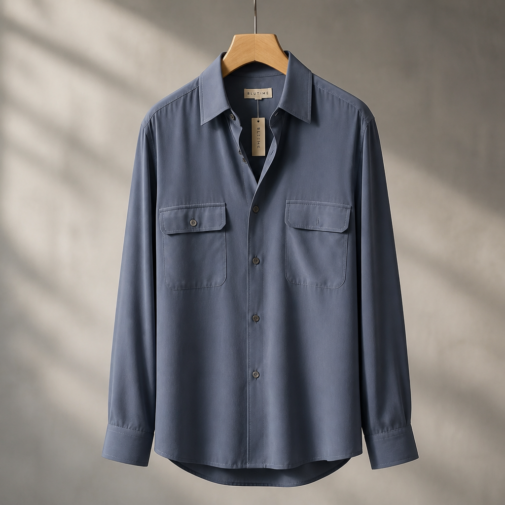 The Blue Utility Overshirt.