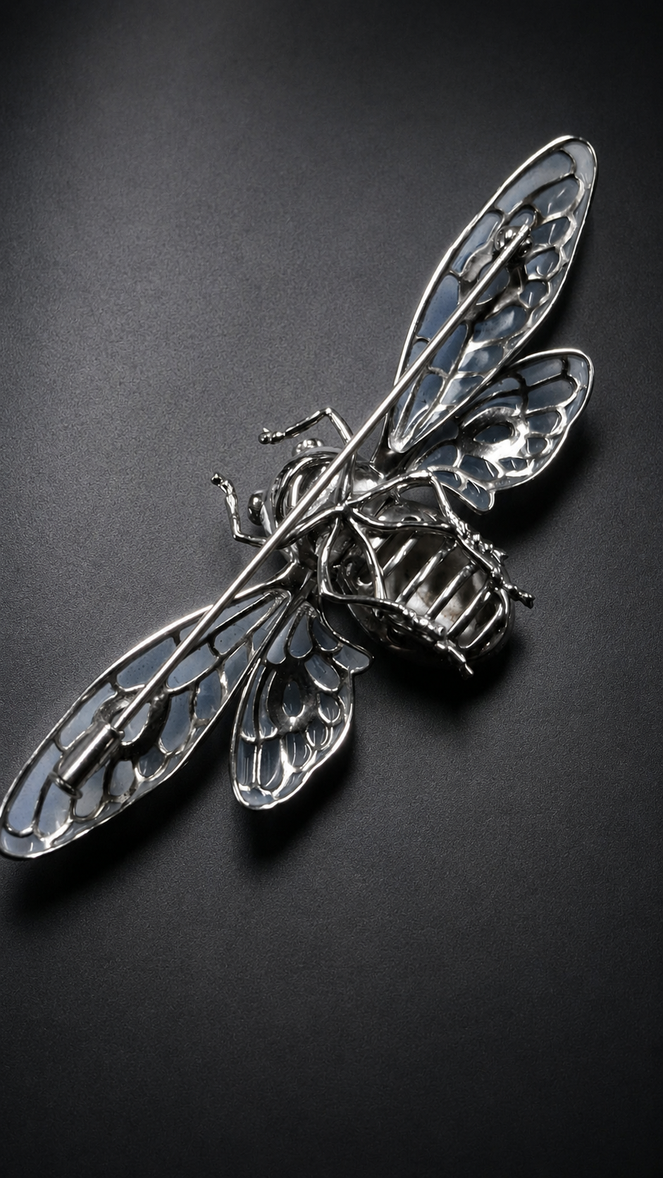 The Celestine Bee Brooch