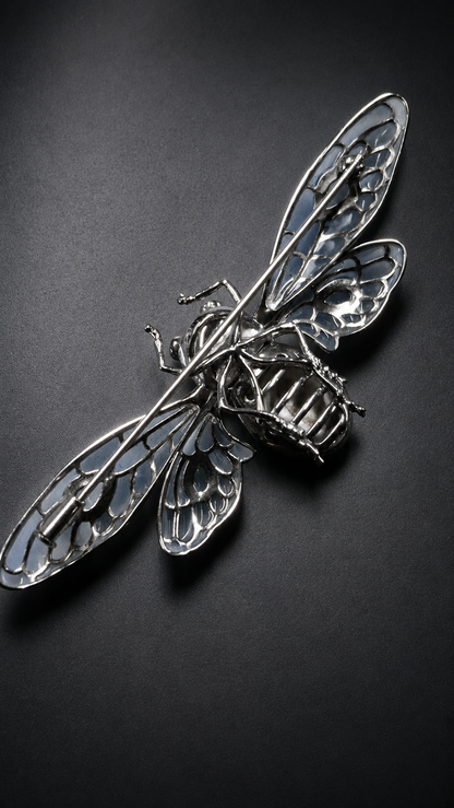 The Celestine Bee Brooch