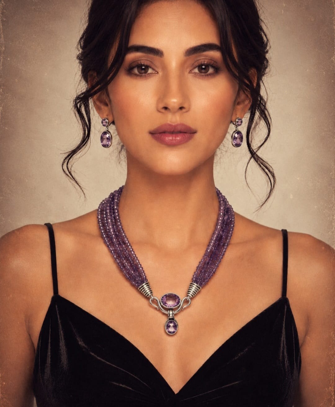 Art Deco Amethyst Cascade