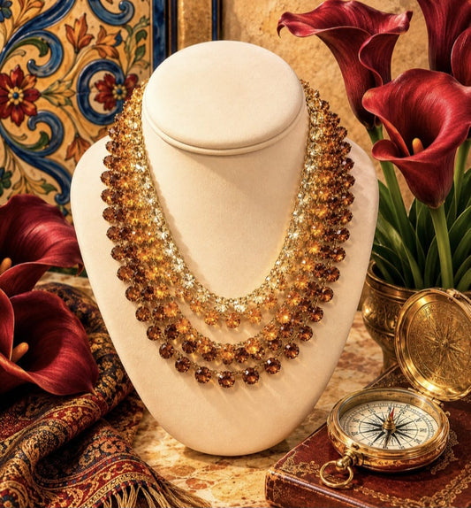 The Amber Cascade Necklace