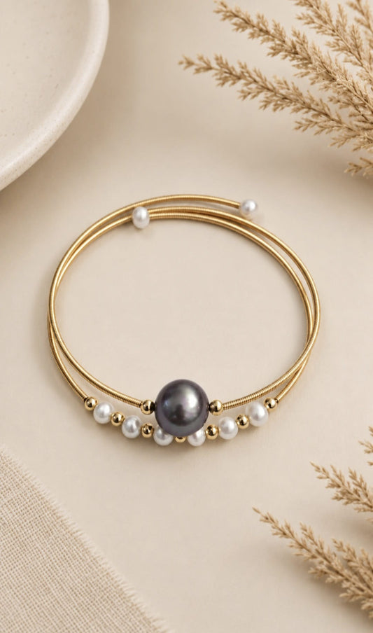 The "Nocturne Orbit" Bangle