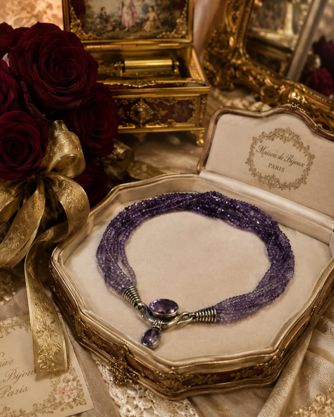 Art Deco Amethyst Cascade