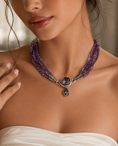Art Deco Amethyst Cascade