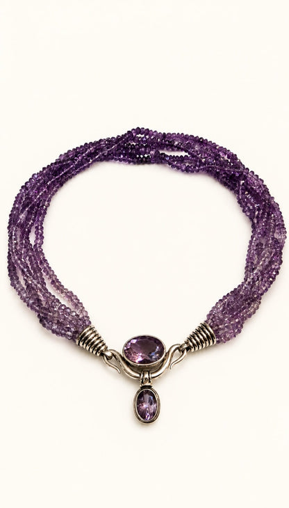 Art Deco Amethyst Cascade