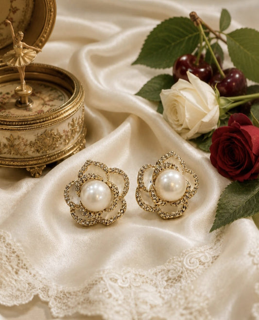 The Empress Blossom Pearl Earrings