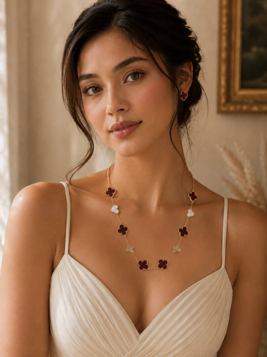 Aura Multi-Motif Chain in Warm Gold
