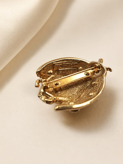 Vintage Christian Dior Beetle/Ladybug Brooch