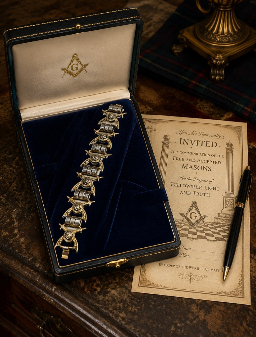 Shriners Link Bracelet