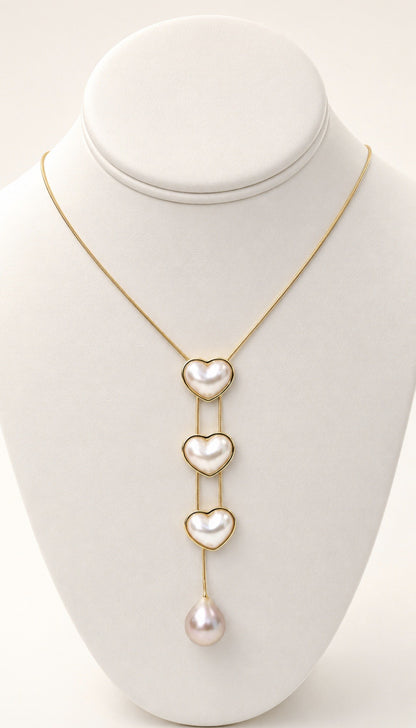 The Sovereign Heart Cascade Necklace