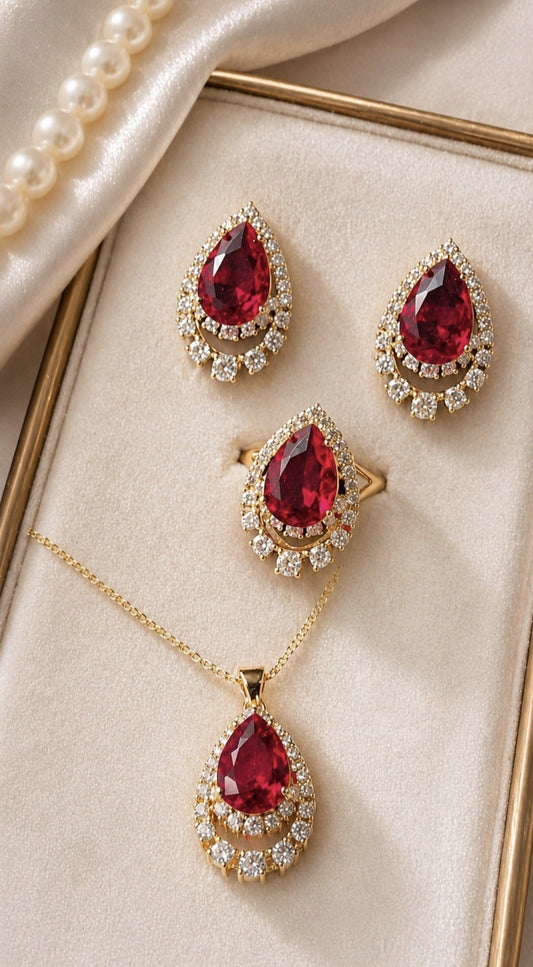 Scarlet Tear Drop Set