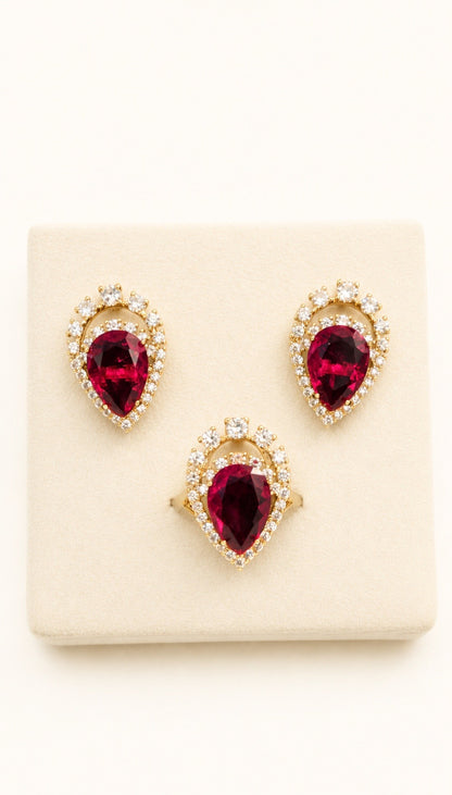 Scarlet Tear Drop Set